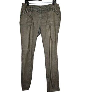 Marmot Women's Size 12 Greenish Casual Pants With Zipper Pockets Flawed